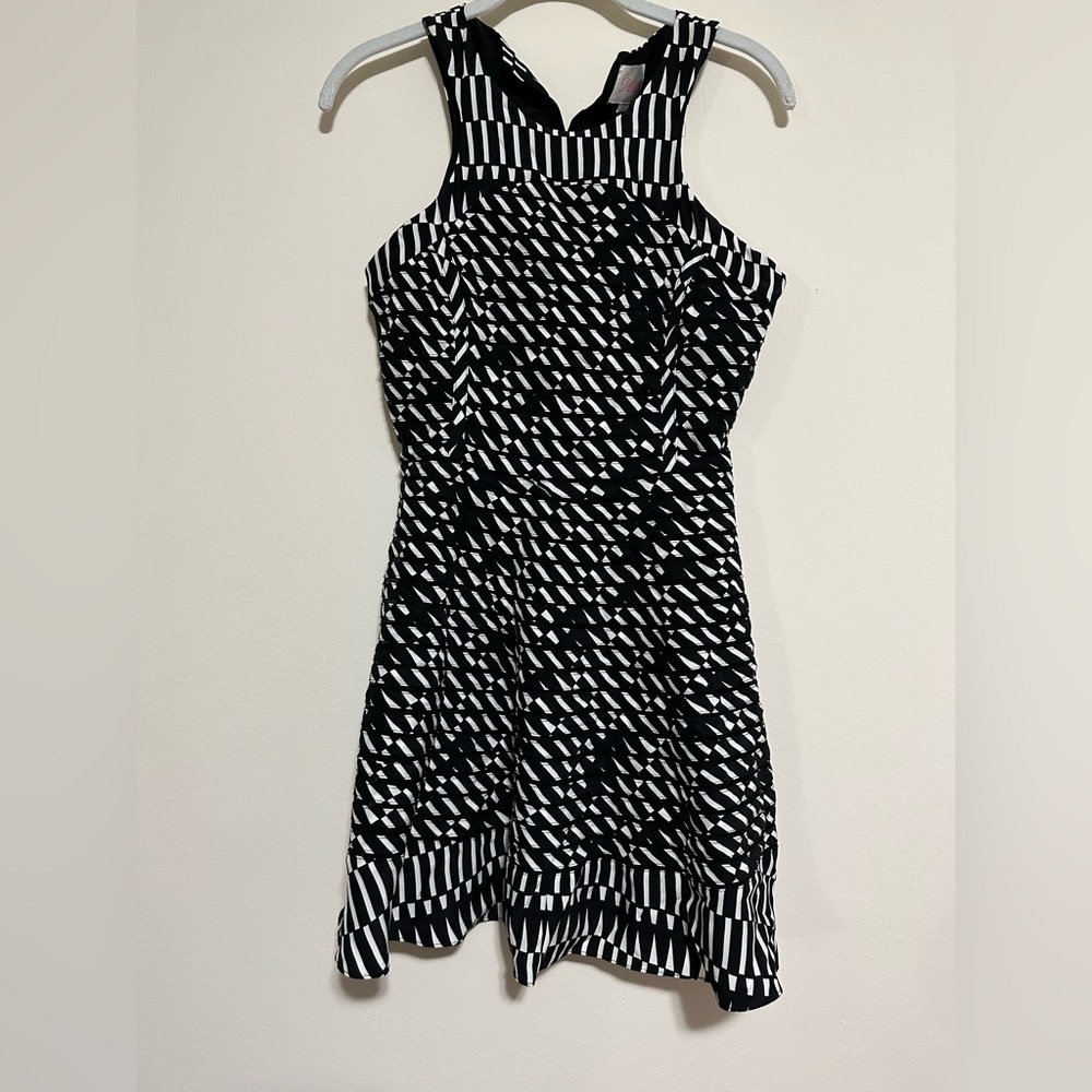 Parker black and white dress size s